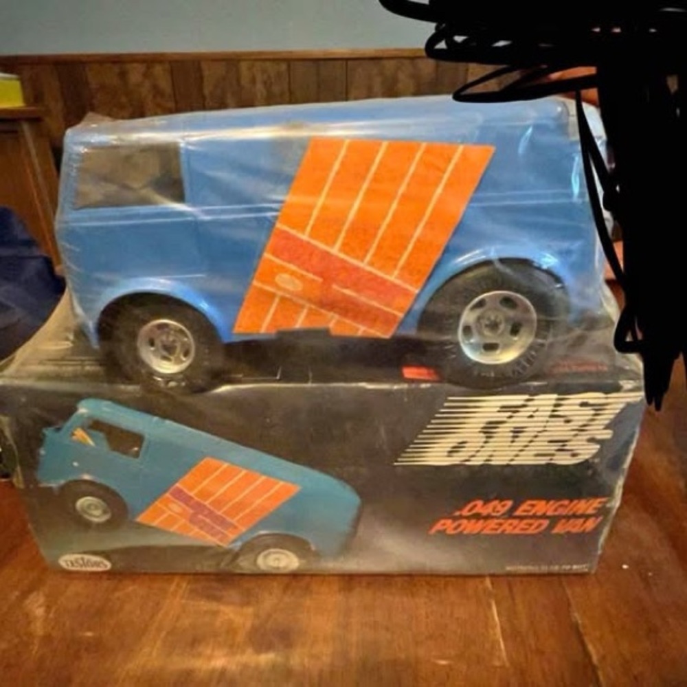Antique gas powered rc van